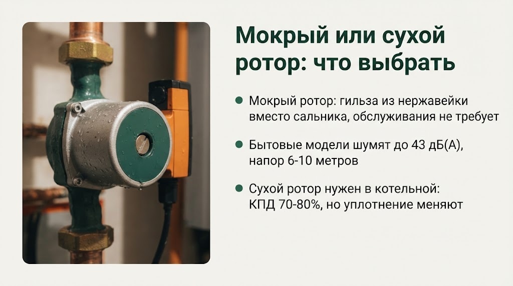 Мокрый или сухой ротор: что выбрать