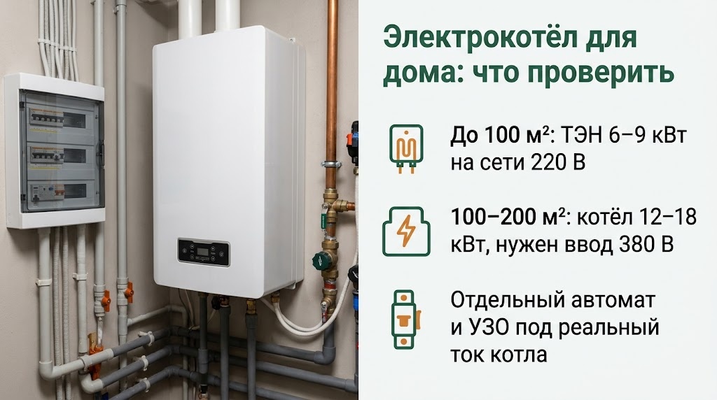 Электрокотёл для дома: что проверить